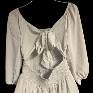 Women's Dress Mini Dress Open Back Medium NWT